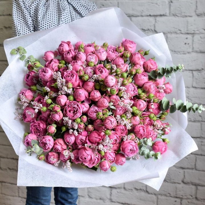 51 кустовая роза в Челябинске