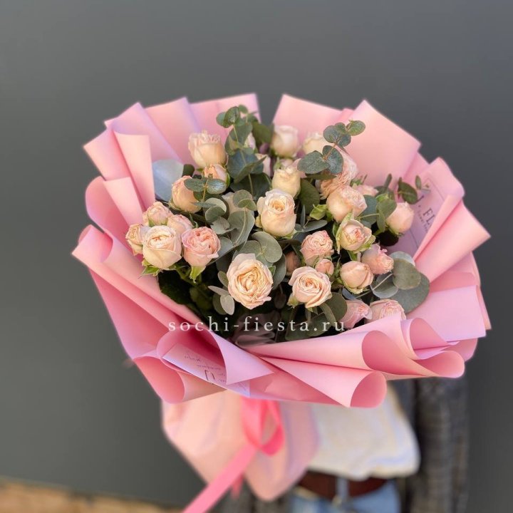 Букет пионовидных роз Cute Love в Челябинске