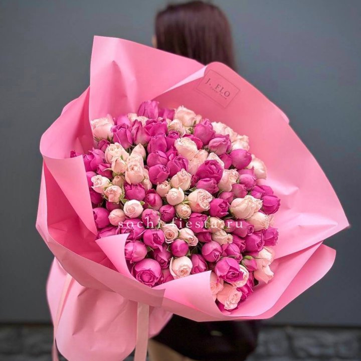 51 кустовая роза  в Челябинске