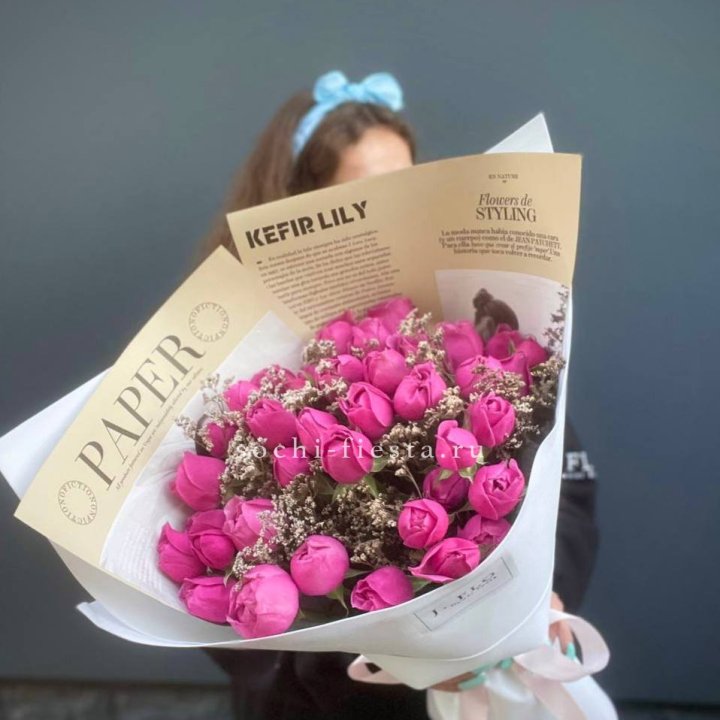 Пионовидные розы баблс №3 в Челябинске