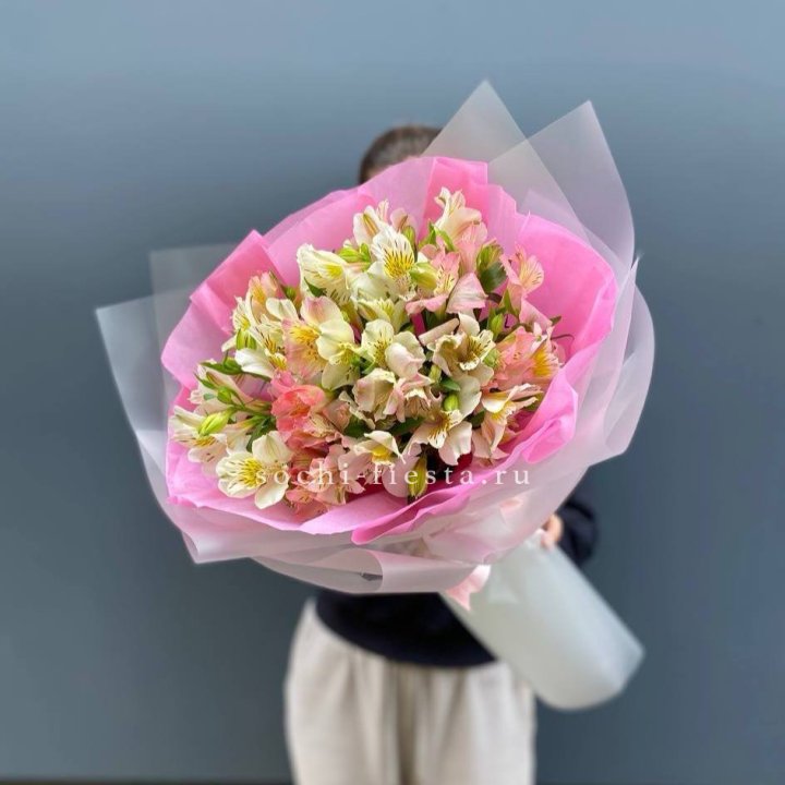 букет альстромерий "Черри" в Челябинске