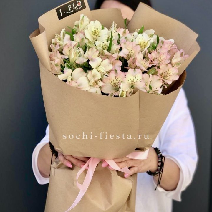 17  альстромерий в крафте в Челябинске