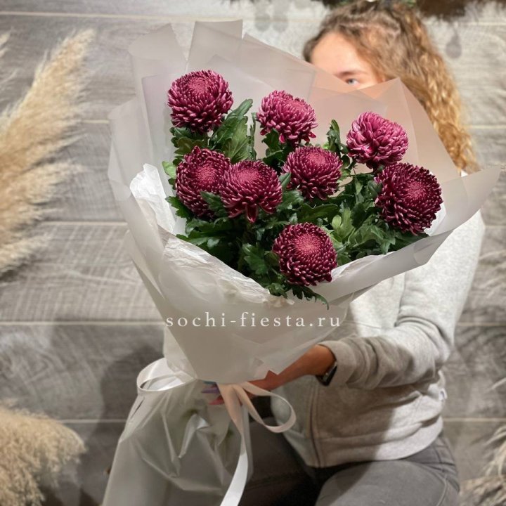 Хризантемы Бигуди в Челябинске