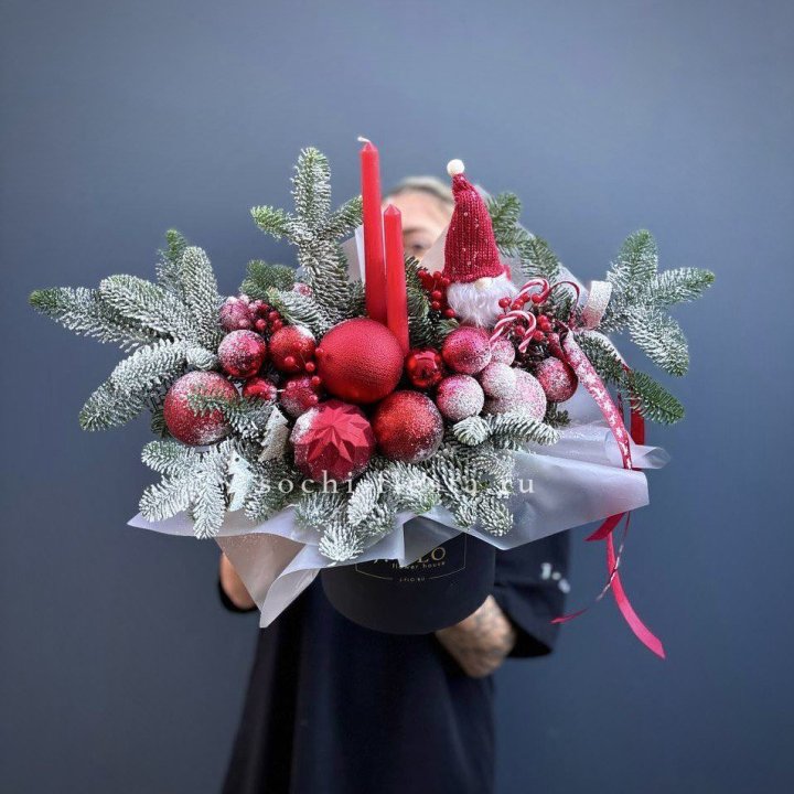 Композиция "Мери крисмас ред" в Челябинске