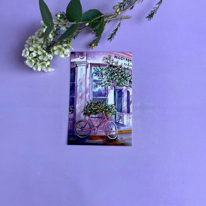 Открытка к букету "Розовый" в Челябинске