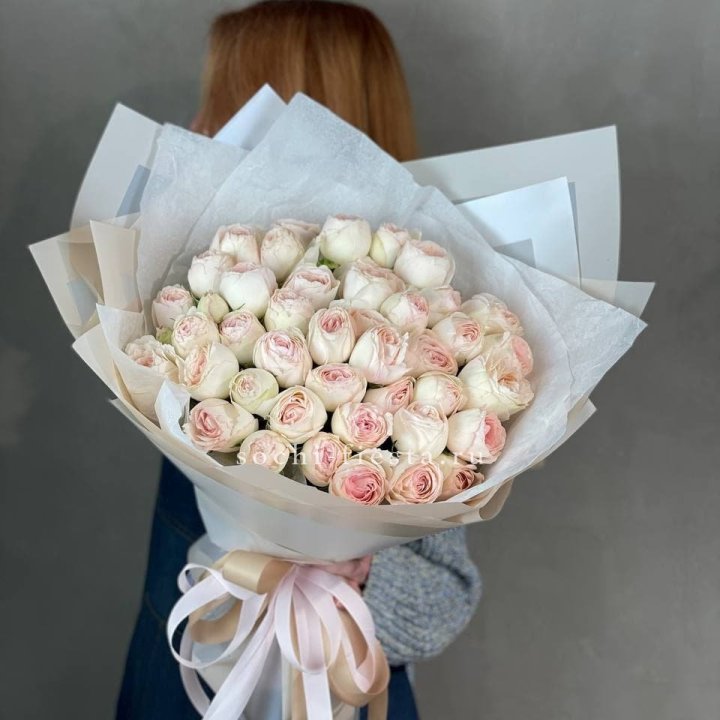 Букет пионовидных роз Пур лав в Челябинске