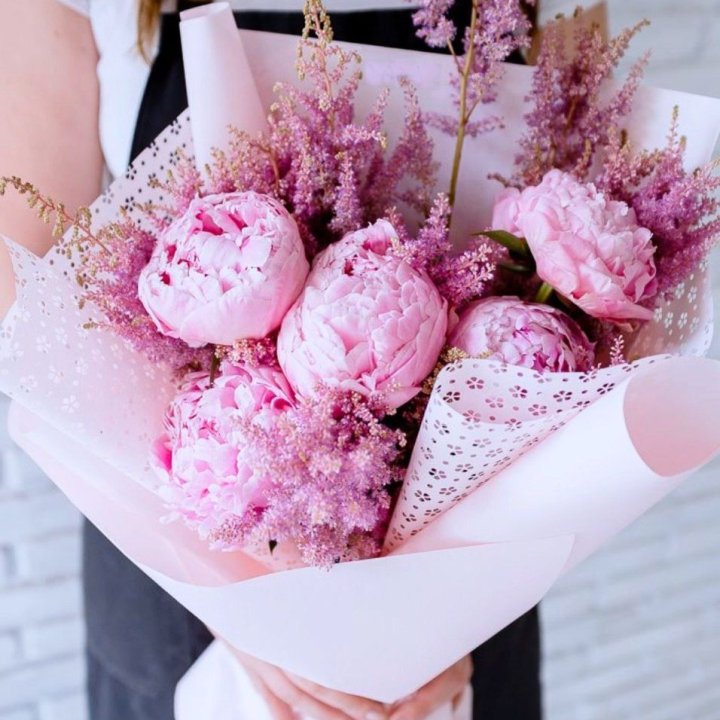 Букет пионов "Мелиса" в Челябинске