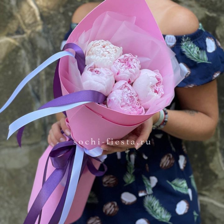 Букет пионов "НАЙ" в Челябинске