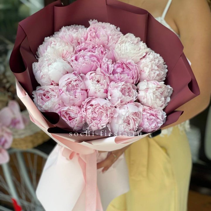 Букет с пионами №5 в Челябинске