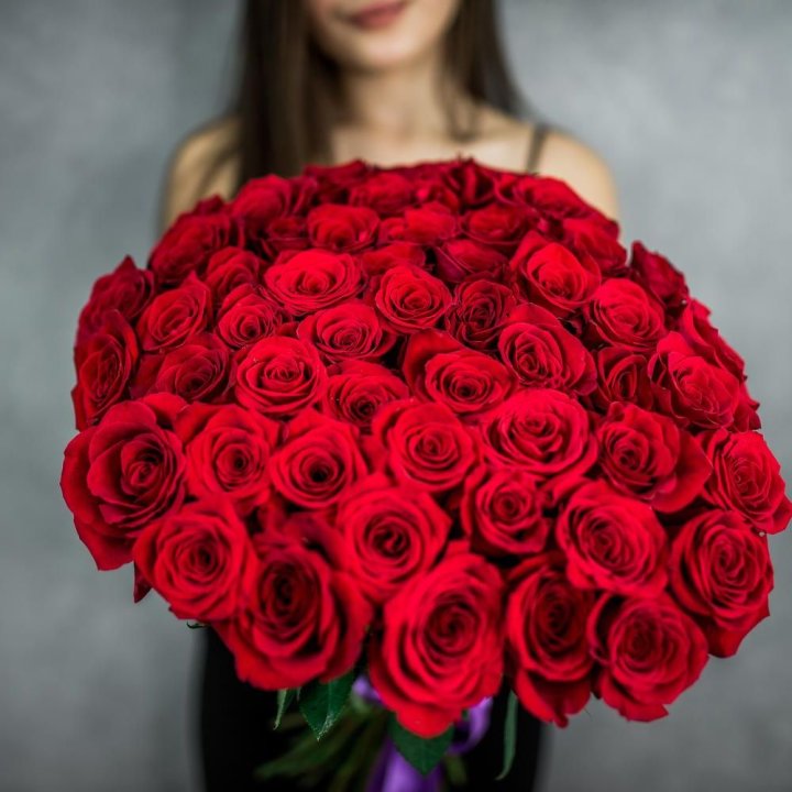 51 красная роза в Челябинске