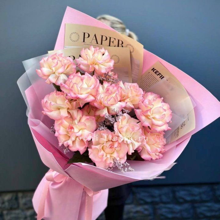 15 французских роз "Джумилия" в Челябинске