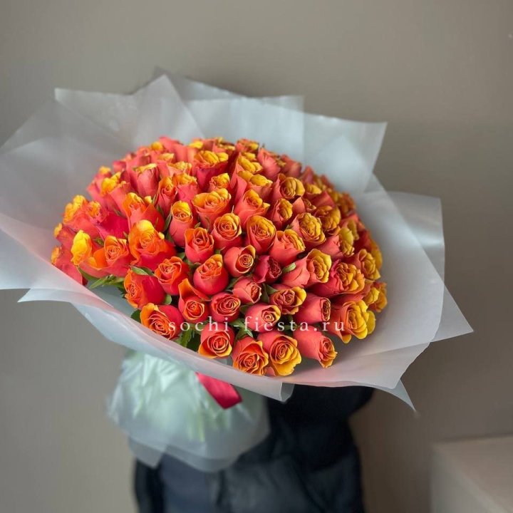 101 кенийская огненная роза  в Челябинске