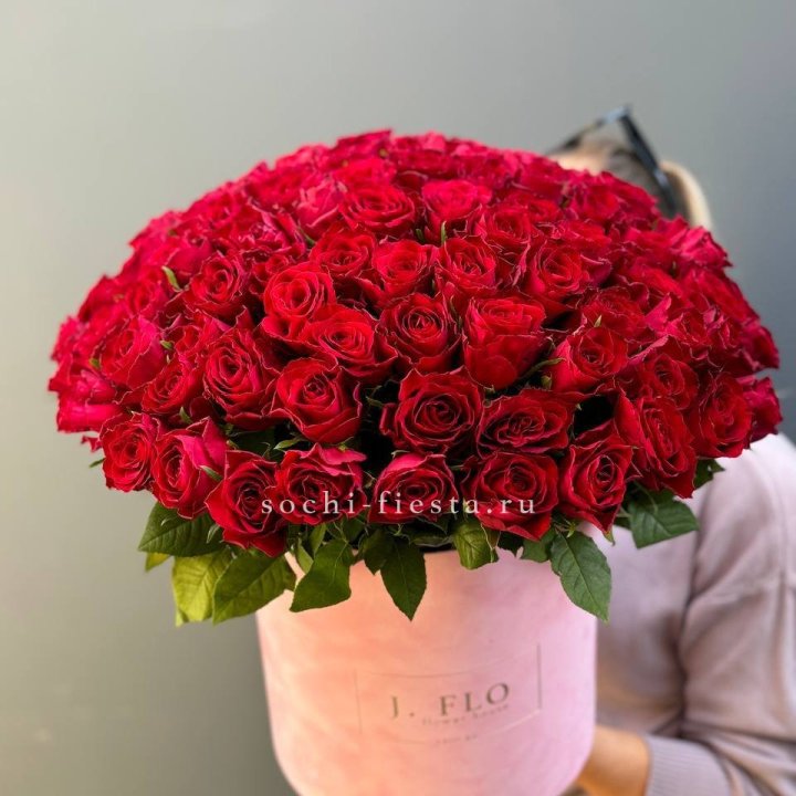 101 кенийская роза в цилиндре в Челябинске