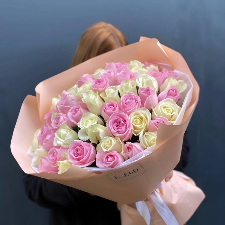55 роз микс нежности в Челябинске