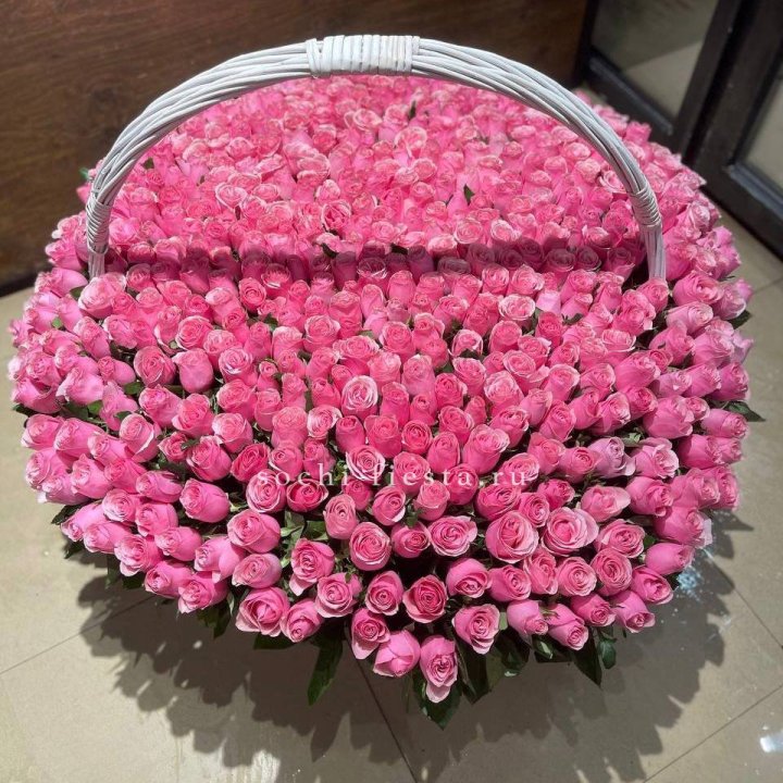 501 розовая роза в Челябинске
