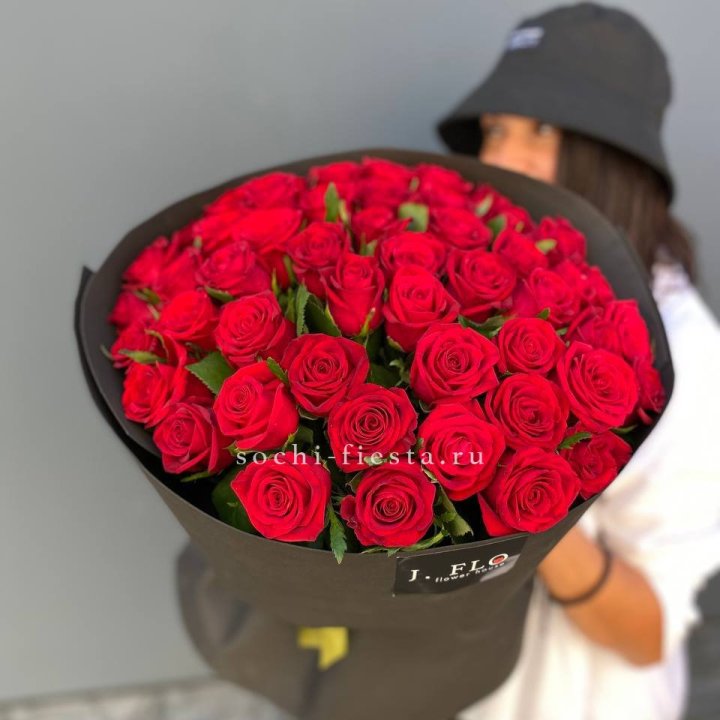 51 роза "Блек" в Челябинске