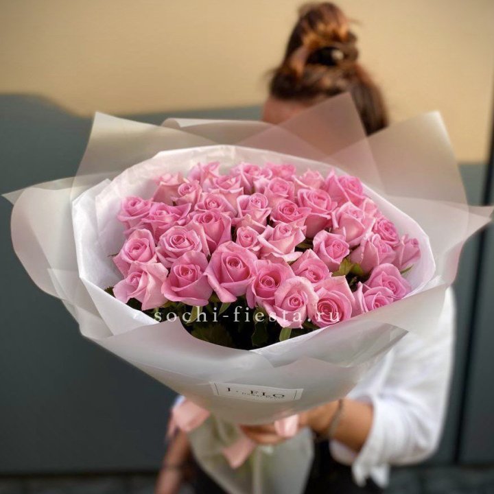 Букет розовых роз  в Челябинске