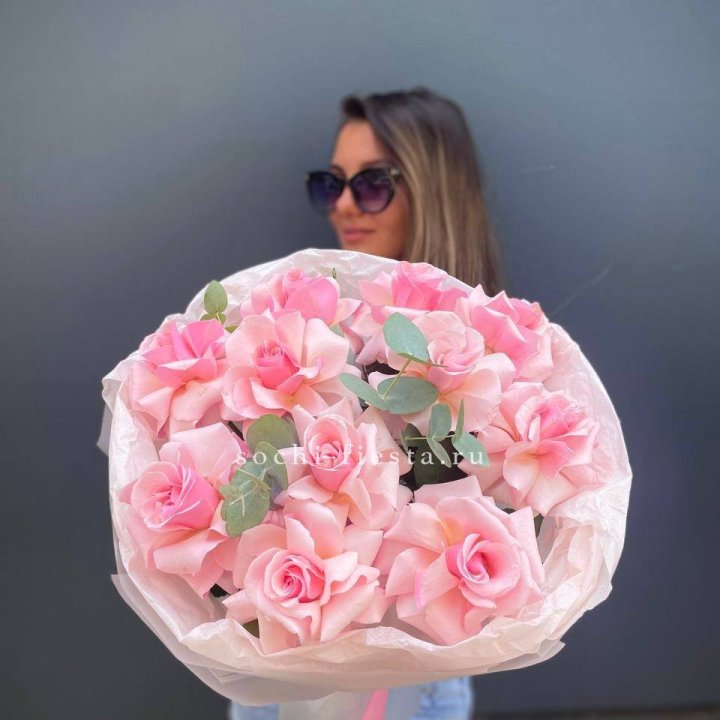 Букет роз "Минифу" в Челябинске