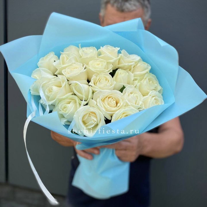 21 белая роза в Челябинске
