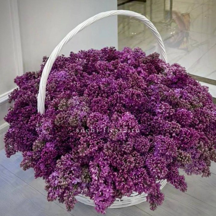 Корзина сирени в Челябинске