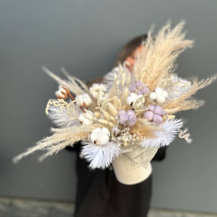 Авторский бокс с сухоцветами №3 в Челябинске