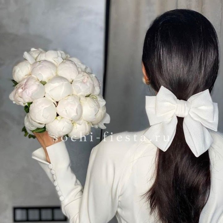 Свадебный букет пионов в Челябинске