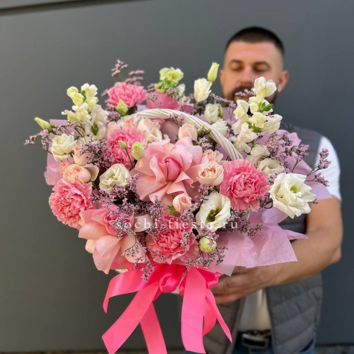 Цветочная корзина №1 в Челябинске