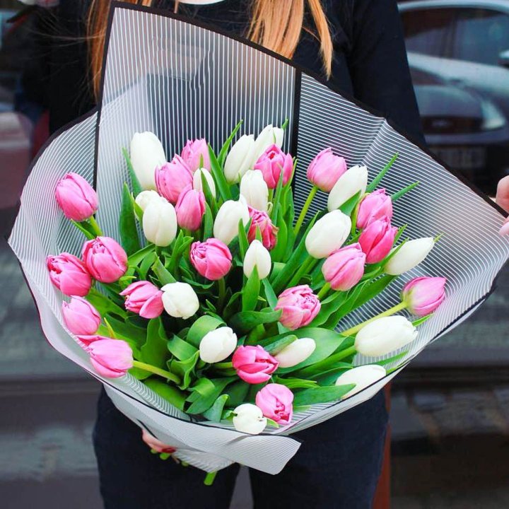 29 тюльпанов микс в Челябинске